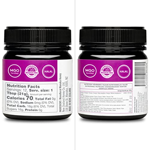 Raw Manuka Honey UMF 24+ MGO 1122+ 4.4oz 125g S289