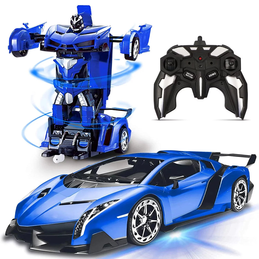 2-in-1 Transform Robot RC Racing Car, 1:18 Scale N332