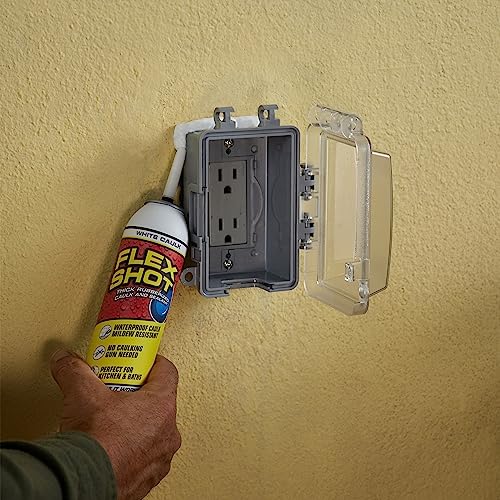 White 8-oz Rubber Adhesive Sealant Caulk A94693
