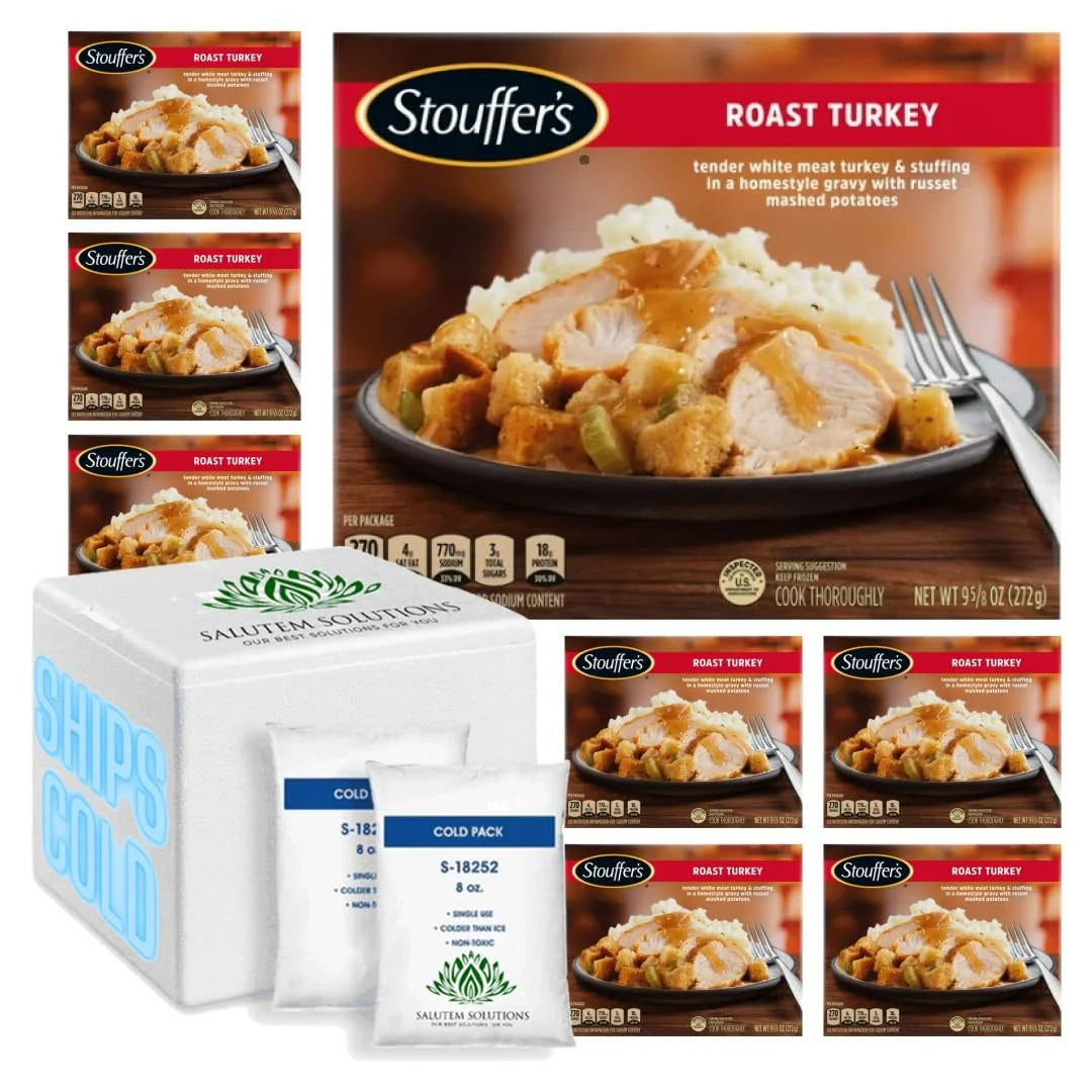 9.625 oz Frozen Turkey Meal, Pack of 8 W163630