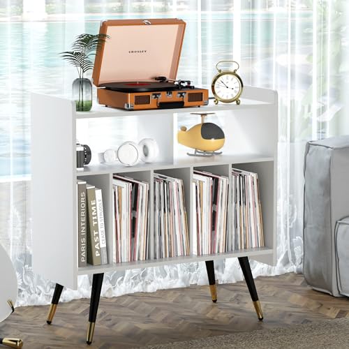 Black Vinyl Record Storage Cabinet W267347