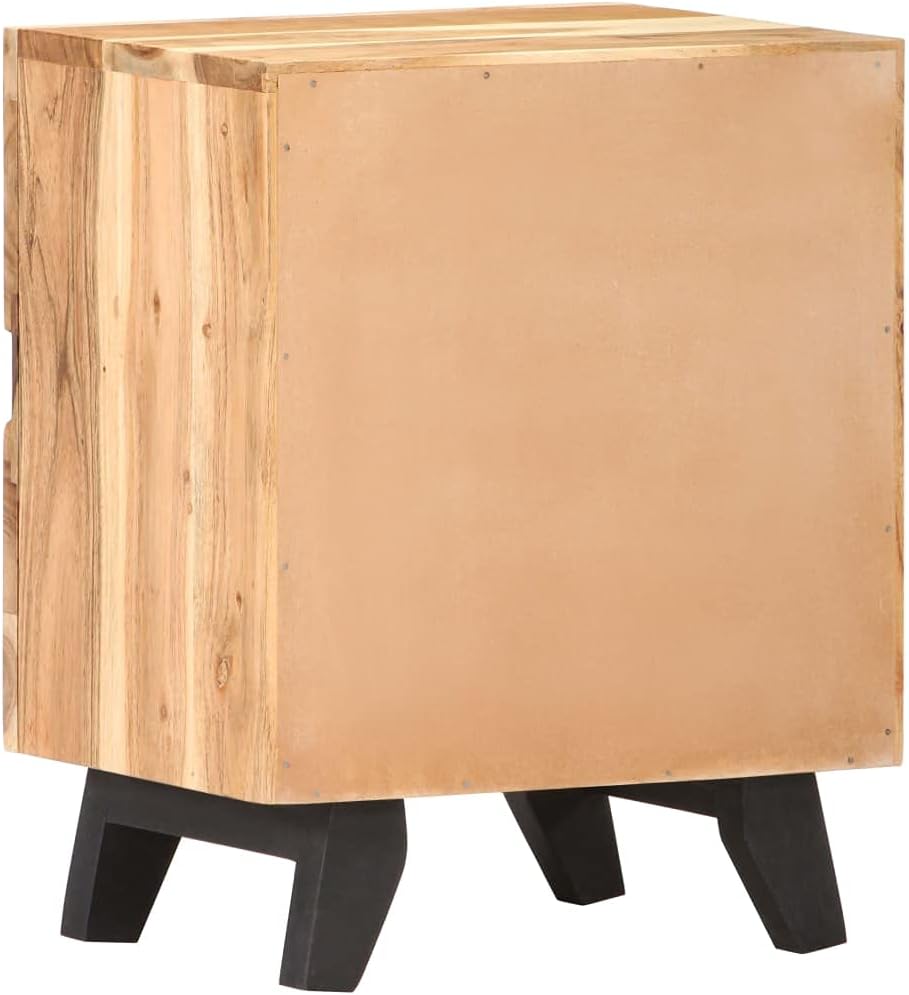 Solid Acacia Wood Corner Cabinet 15.7"x11.8"x20.1" G742374