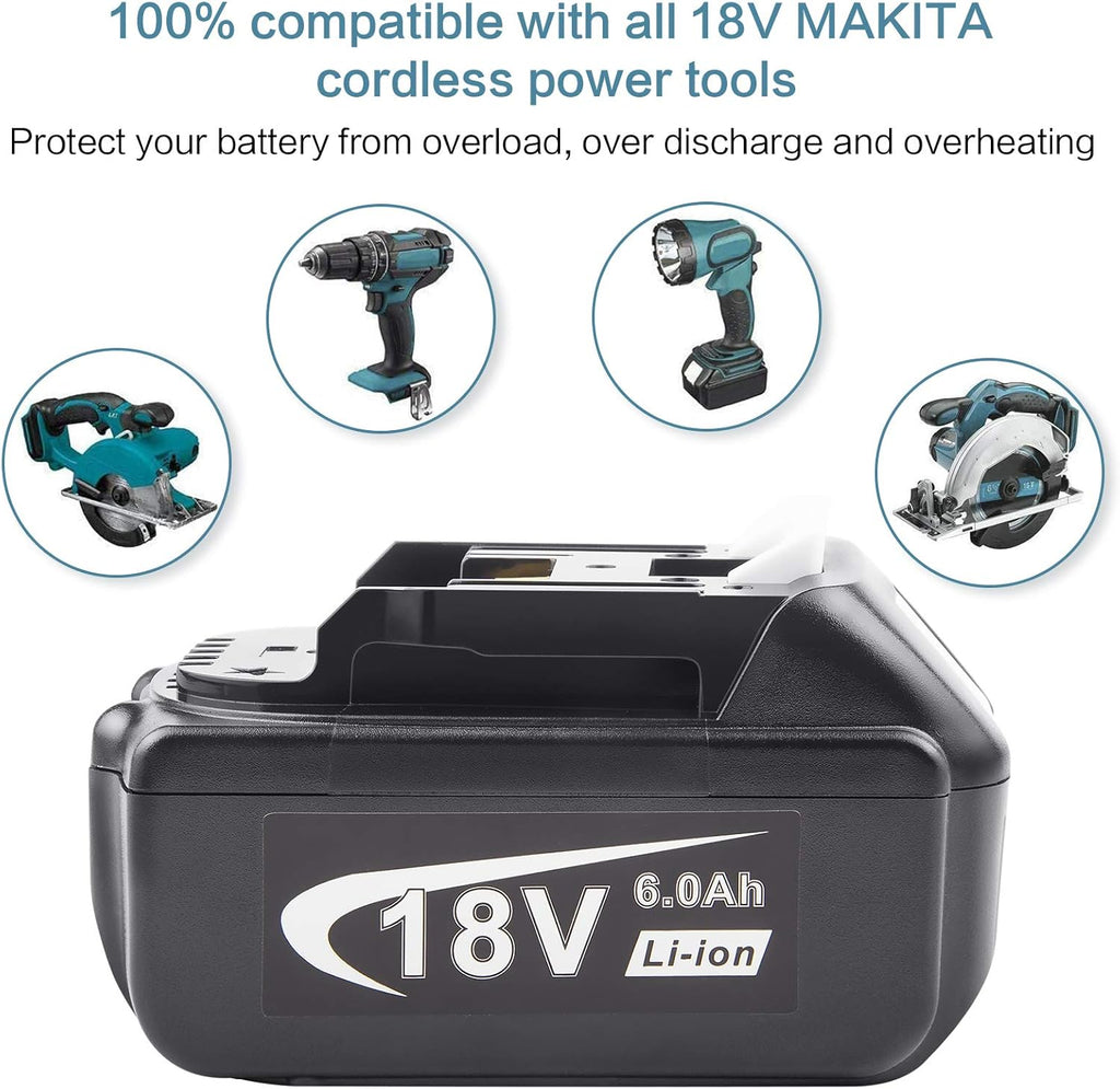 18V 6000mAh Lithium Battery with LED Indicator N278