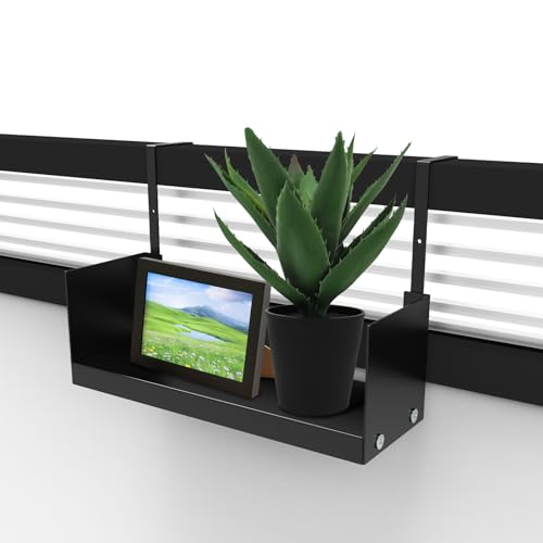 Cubicle Shelf Storage Organizer Bookshelf with Hooks E535