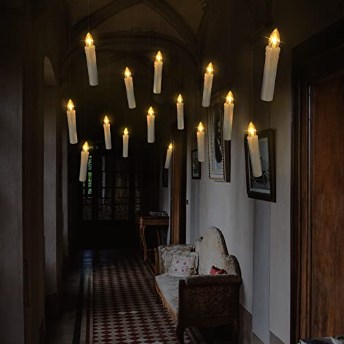 10 PCS LED Flameless Taper Candle with Remote Timer T62106