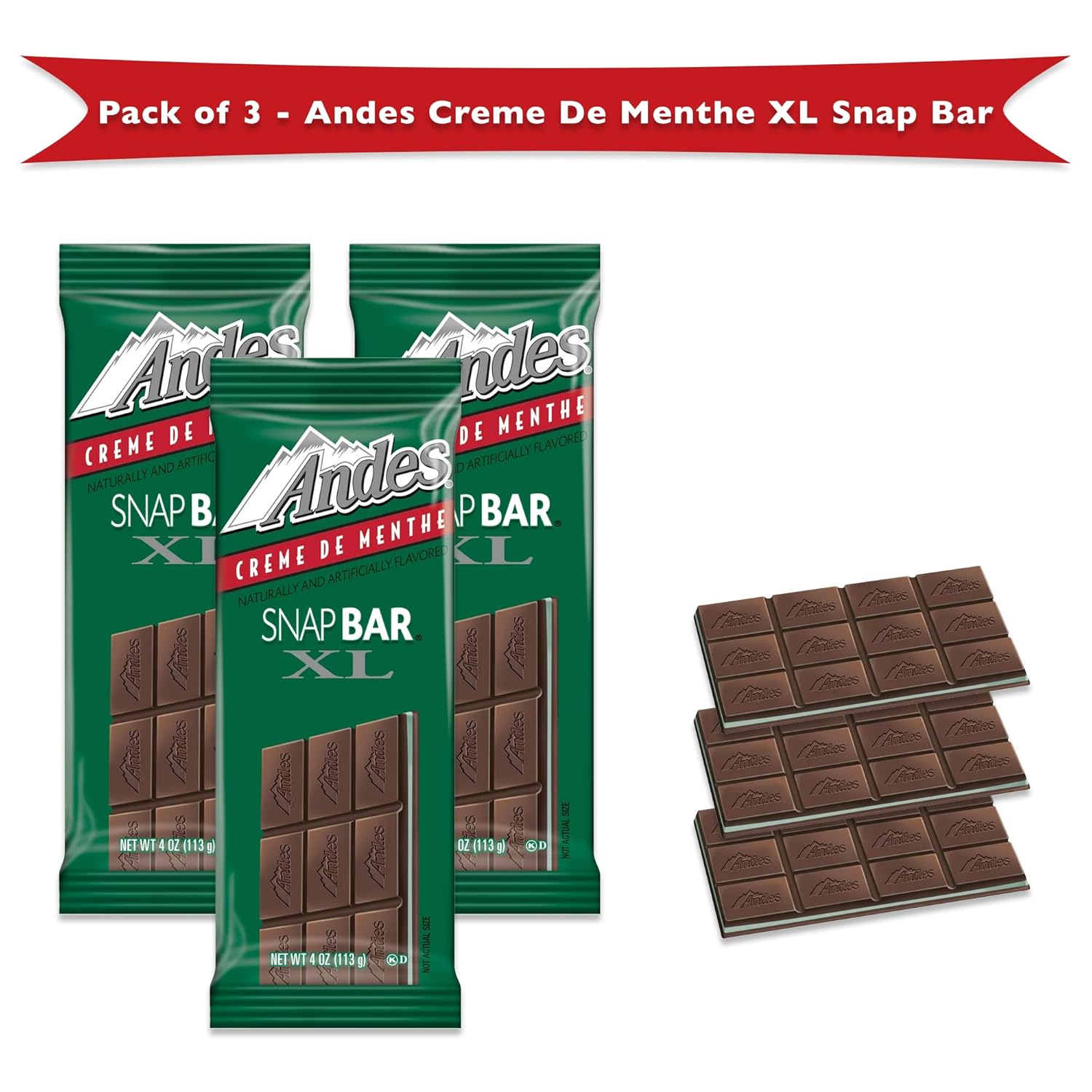 XL Snap Bar 3 Pack Chocolate Mints M499592
