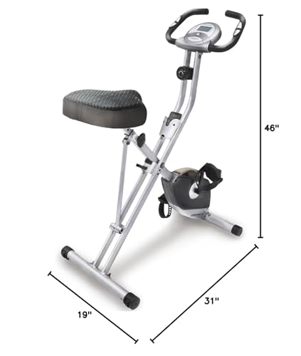 8 Level Foldable Exercise Bike with LCD Display Z202