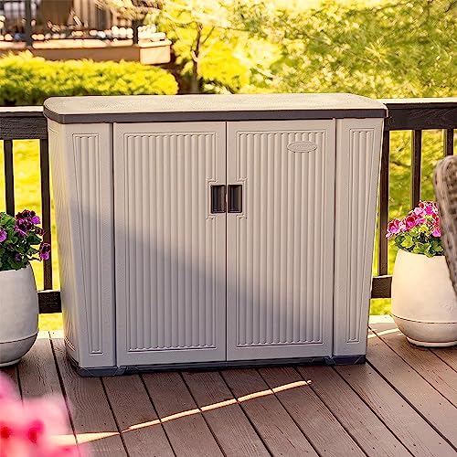 130 Gallon Dove Gray Outdoor Storage Shed T562