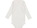 Lil Legs Ribbed Crewneck Onesie - Winter White