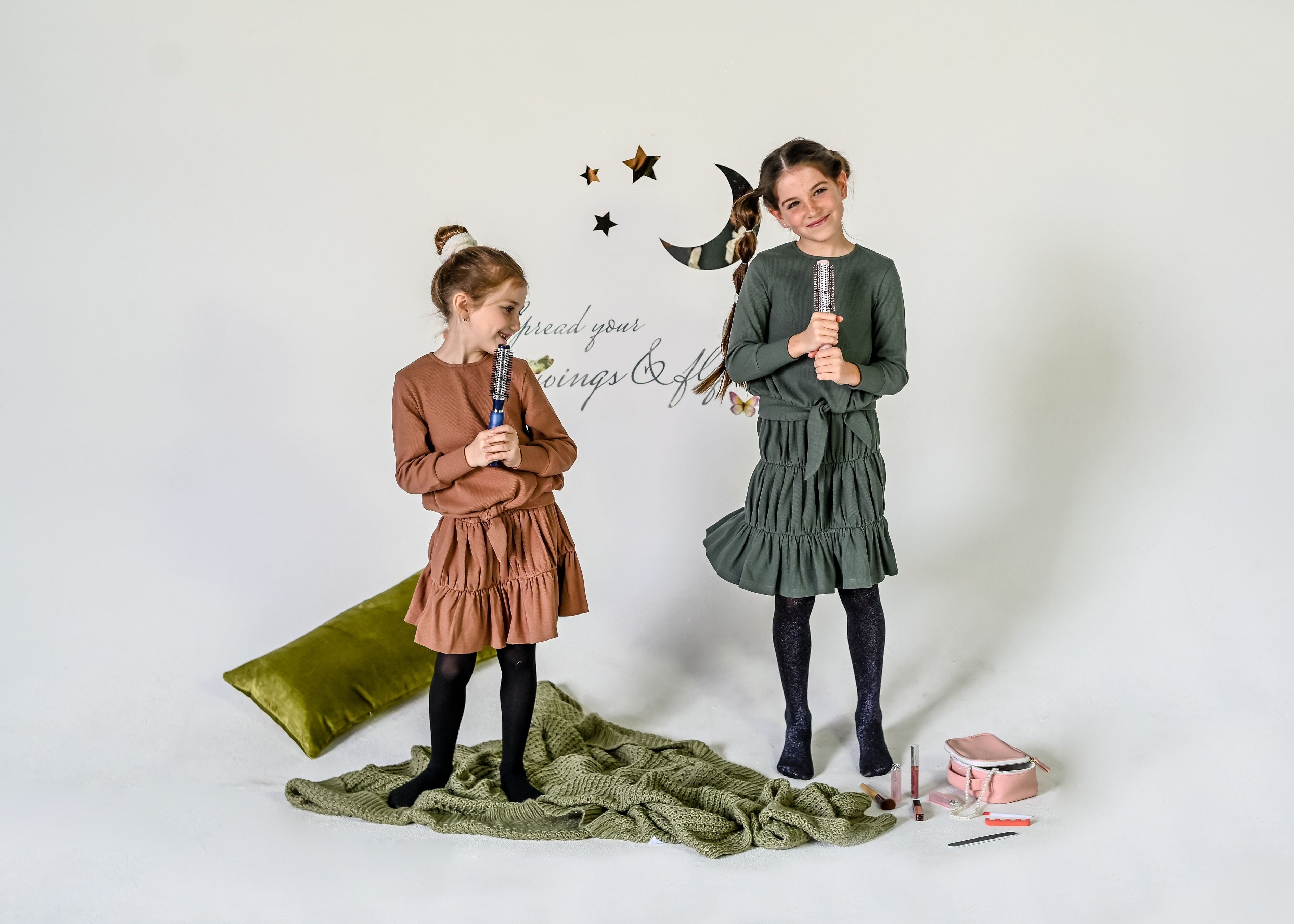 Teela Rib Tiered Skirt - Camel